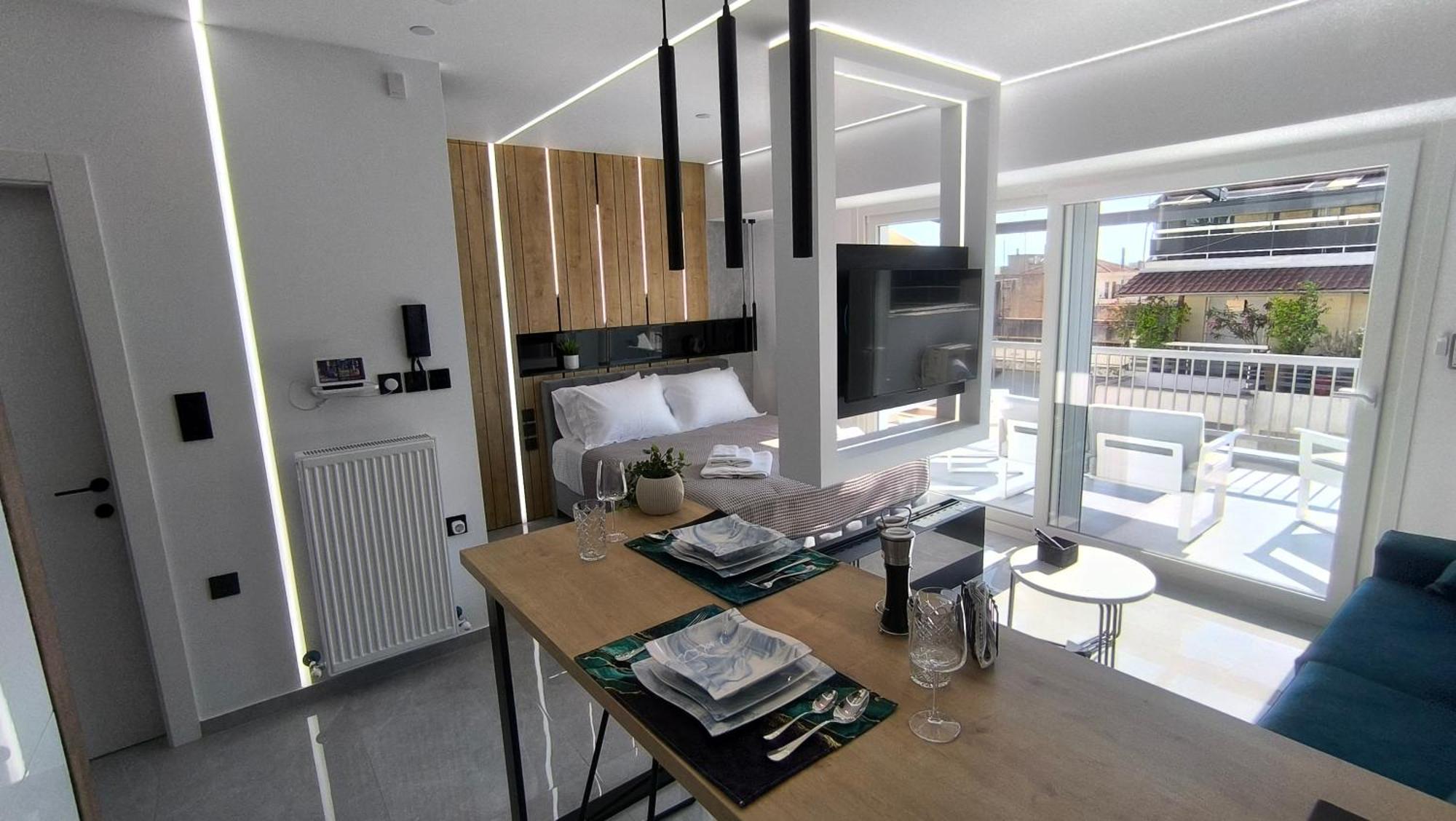 Larisa Absolute Suites, Sky View Smart Home Exterior foto
